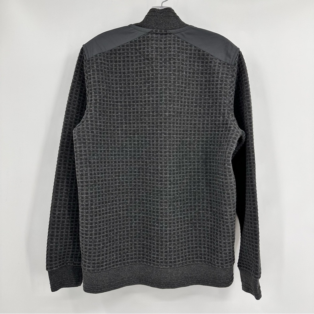 Ted Baker London Quilted Funnel Neck Jacket Charcoal Gray Size 4/Large - Picture 6 of 10